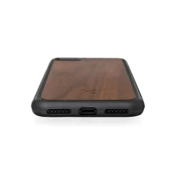 Woodcessories - Eco Bumper - Walnut Cover - Black - iPhone X / XS - Wooden Cover - Eco Case - Bumper Collection - Avvenice