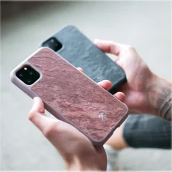 Woodcessories - Eco Bumper - Stone Cover - Camo Gray - iPhone 11 - Real Stone Cover - Eco Case - Bumper Collection - Avvenice