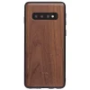 Woodcessories - Eco Bumper - Walnut Cover - Black - Samsung S10+ - Wooden Cover - Eco Case - Bumper Collection - Avvenice