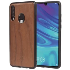 Woodcessories - Eco Bumper - Walnut Cover - Black - Huawei P30 Lite - Wooden Cover - Eco Case - Bumper Collection - Avvenice