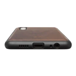 Woodcessories - Eco Bumper - Walnut Cover - Black - Huawei P30 Lite - Wooden Cover - Eco Case - Bumper Collection - Avvenice