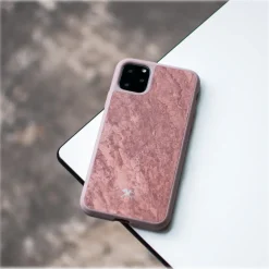 Woodcessories - Eco Bumper - Stone Cover - Canyon Red - iPhone 11 - Real Stone Cover - Eco Case - Bumper Collection - Avvenice