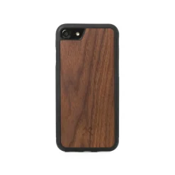 Woodcessories - Eco Bumper - Walnut Cover - Black - iPhone 8 Plus / 7 Plus - Wooden Cover - Eco Case - Bumper Collection - Avvenice