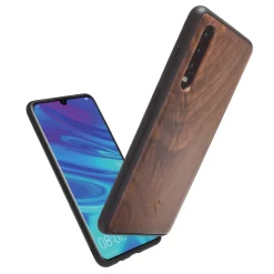 Woodcessories - Eco Bumper - Walnut Cover - Black - Huawei P30 - Wooden Cover - Eco Case - Bumper Collection - Avvenice
