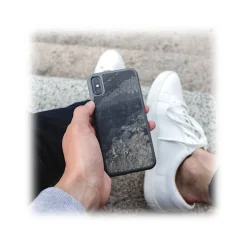 Woodcessories - Eco Bumper - Stone Cover - Camo Gray - iPhone 8 Plus / 7 Plus - Real Stone Cover - Eco Case - Bumper - Avvenice