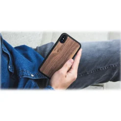 Woodcessories - Eco Bumper - Walnut Cover - Black - iPhone 6 / 6 s - Wooden Cover - Eco Case - Bumper Collection - Avvenice