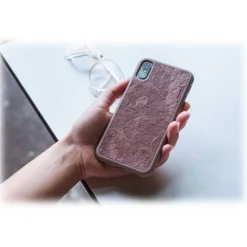 Woodcessories - Eco Bumper - Stone Cover - Camo Gray - iPhone 8 / 7 - Real Stone Cover - Eco Case - Bumper Collection - Avvenice