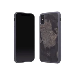 Woodcessories - Eco Bumper - Stone Cover - Camo Gray - iPhone X / XS - Real Stone Cover - Eco Case - Bumper Collection - Avvenice