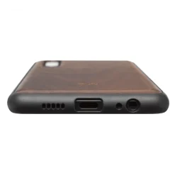 Woodcessories - Eco Bumper - Walnut Cover - Black - Huawei P20 Pro - Wooden Cover - Eco Case - Bumper Collection - Avvenice