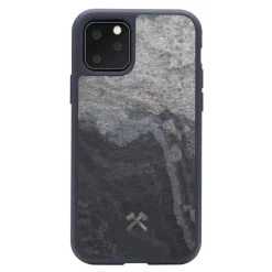 Woodcessories - Eco Bumper - Stone Cover - Camo Gray - iPhone 11 Pro Max - Real Stone Cover - Eco Case - Bumper Collection - Avvenice