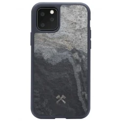 Woodcessories - Eco Bumper - Stone Cover - Camo Gray - iPhone 11 Pro Max - Real Stone Cover - Eco Case - Bumper Collection - Avvenice