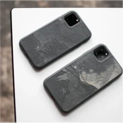 Woodcessories - Eco Bumper - Stone Cover - Camo Gray - iPhone 11 Pro Max - Real Stone Cover - Eco Case - Bumper Collection - Avvenice