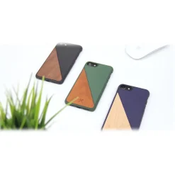 Woodcessories - Eco Split - Maple Cover - Navy - iPhone XS Max - Wooden Cover - Eco Case - Split Collection - Avvenice