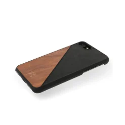 Woodcessories - Eco Split - Walnut Cover - Black - iPhone 6 / 6 s - Wooden Cover - Eco Case - Split Collection - Avvenice