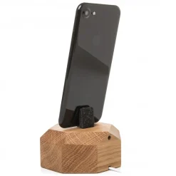 Woodcessories - Oak / Wooden iPhone 6, 7, 8, X Dock - iPhone Dock - Eco Dock - Wooden iPhone Support - Avvenice