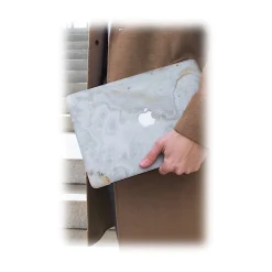 Woodcessories - Real Stone MacBook Cover - Volcano Black - MacBook 12 - Eco Skin Stone - Apple Logo - Avvenice