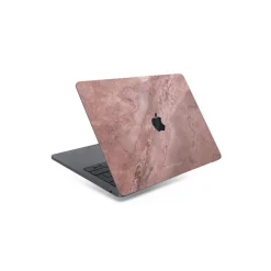 Woodcessories - Real Stone MacBook Cover - Antique White - MacBook 15 Pro Retina - Eco Skin Stone - Apple Logo - Avvenice