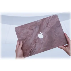 Woodcessories - Real Stone MacBook Cover - Canyon Red - MacBook 13 Air / Pro - Eco Skin Stone - Apple Logo - Avvenice