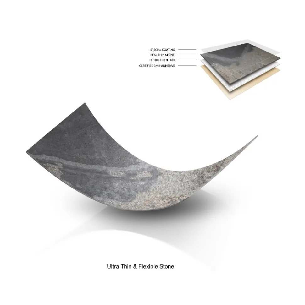 Woodcessories - Real Stone MacBook Cover - Camo Gray - MacBook 15 Pro Touchbar - Eco Skin Stone - Apple Logo - Avvenice