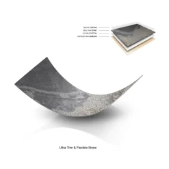 Woodcessories - Real Stone MacBook Cover - Camo Gray - MacBook 13 Pro Retina - Eco Skin Stone - Apple Logo - Avvenice