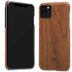 Woodcessories - Walnut / Cevlar Cover - iPhone 11 Pro Max - Wooden Cover - Eco Case - Ultra Slim - Cevlar Collection - Avvenice