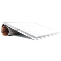 Woodcessories - Walnut / Leather / Transclucent Hardcover - iPad Pro 12.9 (2015) - Flip Case - Eco Guard Metal & Wood - Avvenice