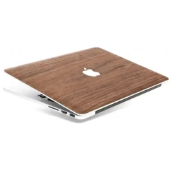 Woodcessories - Walnut / MacBook Skin Cover - MacBook 13 Pro Retina - Eco Skin - Apple Logo - Wooden MacBook Cover - Avvenice