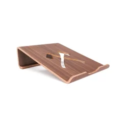 Woodcessories - Walnut / MacBook Stand - MacBook - Eco Lift Mini - Wooden MacBook Support - Avvenice