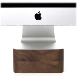 Woodcessories - Walnut / Premium Wooden iMac Stand - MacBook 27 - Eco Foot - Wooden MacBook Support - Avvenice