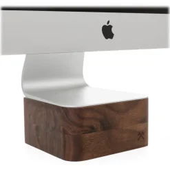 Woodcessories - Walnut / Premium Wooden iMac Stand - MacBook 27 - Eco Foot - Wooden MacBook Support - Avvenice