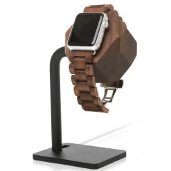 Woodcessories - Walnut / Wooden Apple Watch 1&2 Dock - Apple Watch - Eco Dock Watch - Wooden Apple Watch Support - Avvenice