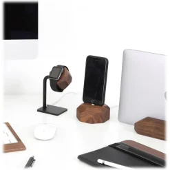 Woodcessories - Walnut / Wooden Apple Watch 1&2 Dock - Apple Watch - Eco Dock Watch - Wooden Apple Watch Support - Avvenice