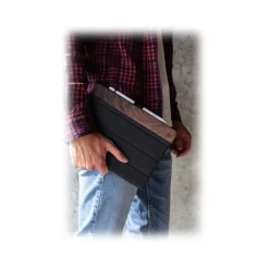 Woodcessories - Walnut and Leather Hard Cover - iPad Pro 10.5 - Flip Case - Eco Flip Leather and Wood - Avvenice