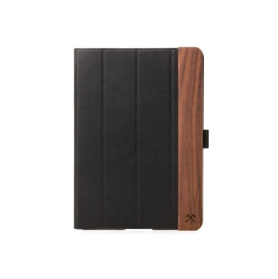 Woodcessories - Walnut and Leather Hard Cover - iPad Pro 12.9 - Flip Case - Eco Flip Leather and Wood - Avvenice