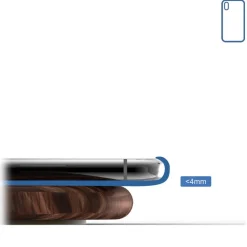 Woodcessories - Wireless Charging Station Dock Qi (10W) - Ecopad Stone - Real Stone Premium Eco Pad - iPhone - Samsung - Avvenice