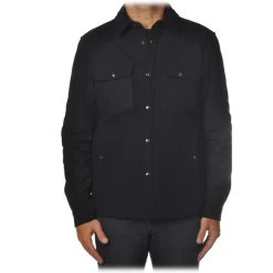 Woolrich - Alaskan Quilted Overshirt - Blue - Jacket - Luxury Exclusive Collection - Avvenice