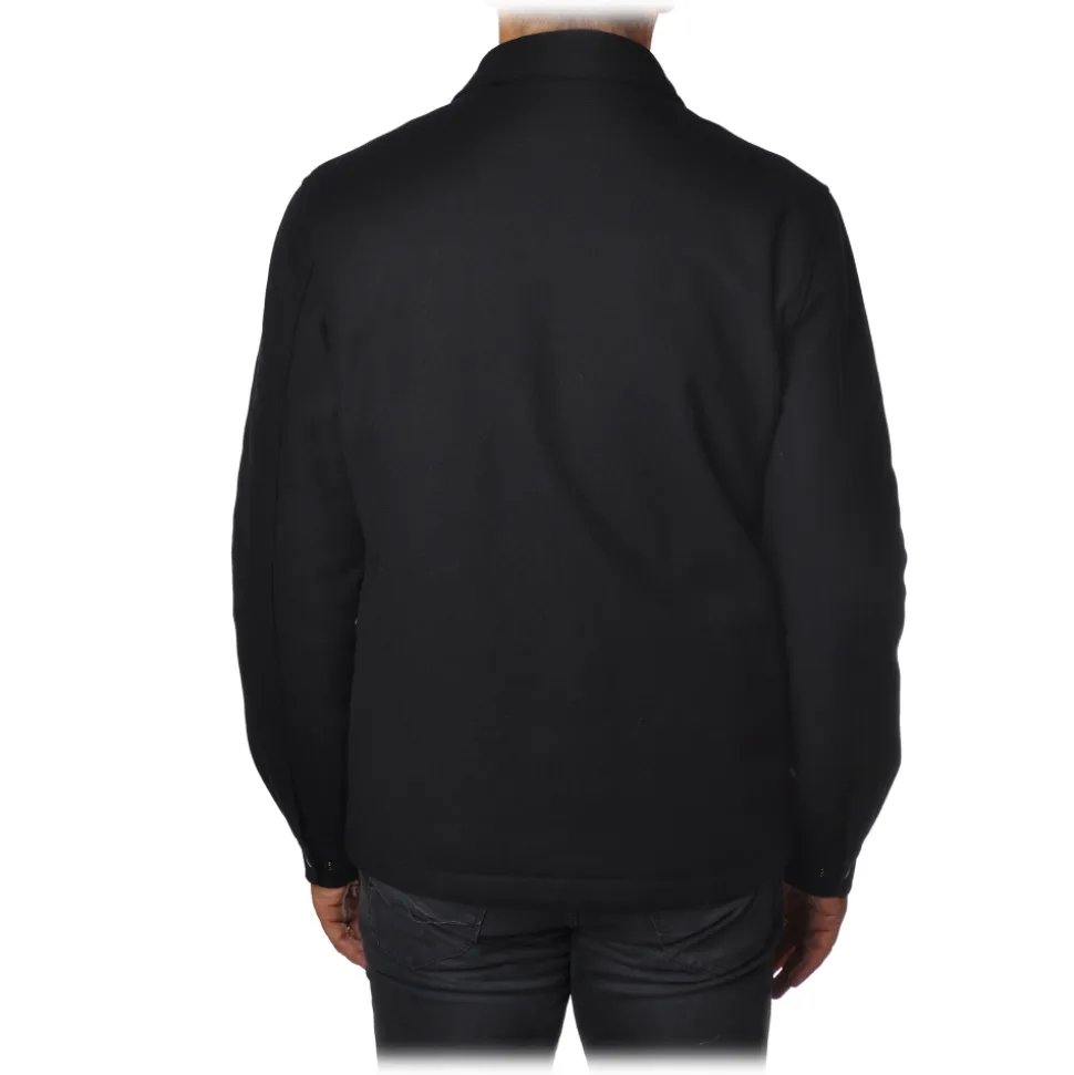 Woolrich - Alaskan Quilted Overshirt - Blue - Jacket - Luxury Exclusive Collection - Avvenice