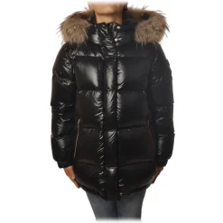 Woolrich - Aliquippa Parka with Fur-trimmed Hood- Black - Jacket - Luxury Exclusive Collection - Avvenice