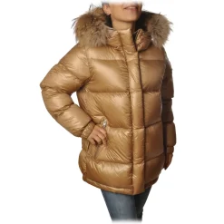 Woolrich - Aliquippa Parka with Fur-trimmed Hood - Gold Khaki- Jacket - Luxury Exclusive Collection - Avvenice