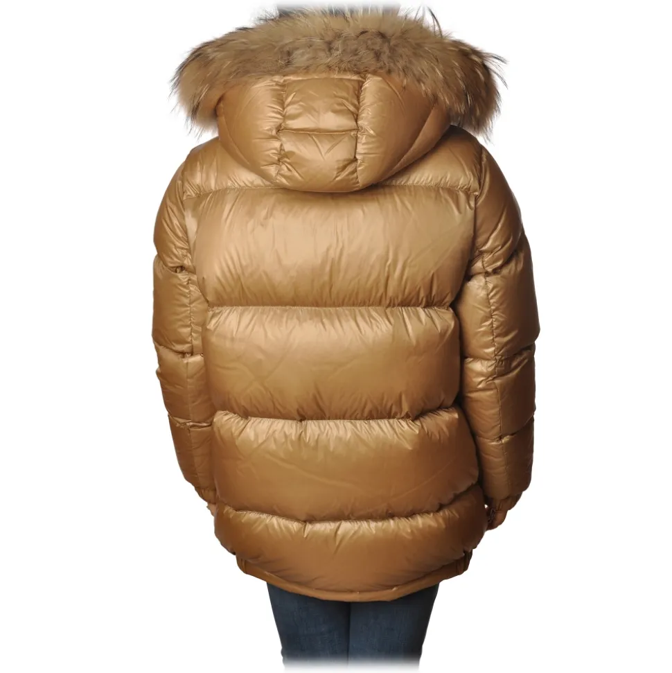 Woolrich - Aliquippa Parka with Fur-trimmed Hood - Gold Khaki- Jacket - Luxury Exclusive Collection - Avvenice