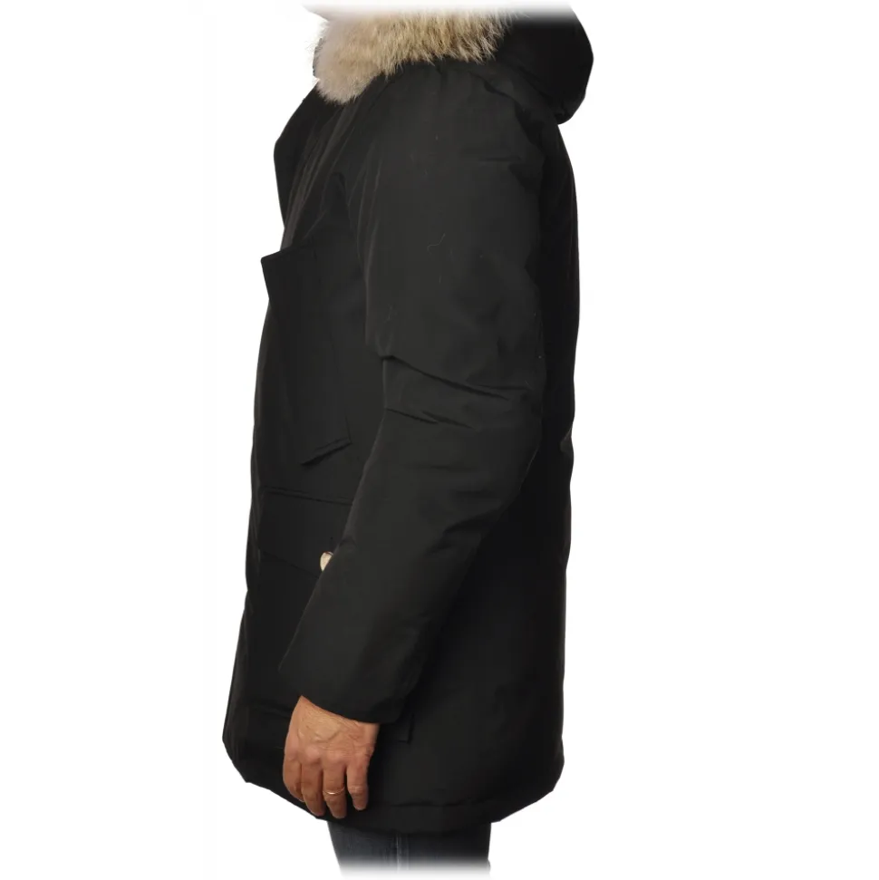 Woolrich - Arctic Parka With Detachable Fur - Black - Jacket - Luxury Exclusive Collection - Avvenice