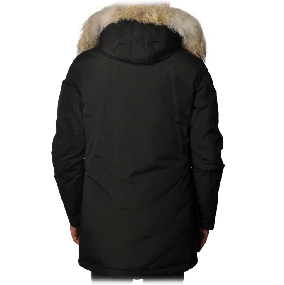 Woolrich - Arctic Parka With Detachable Fur - Black - Jacket - Luxury Exclusive Collection - Avvenice