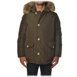 Woolrich - Artic Anorak Parka  with Fur-trimmed Hood - Green - Jacket - Luxury Exclusive Collection - Avvenice
