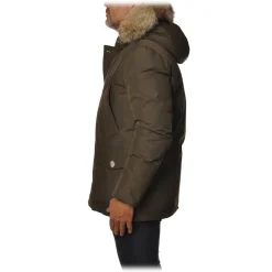 Woolrich - Artic Anorak Parka  with Fur-trimmed Hood - Green - Jacket - Luxury Exclusive Collection - Avvenice
