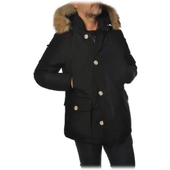 Woolrich - Artic Anorak Parka  with Fur-trimmed Hood - Black - Jacket - Luxury Exclusive Collection - Avvenice