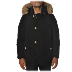 Woolrich - Artic Anorak Parka  with Fur-trimmed Hood - Black - Jacket - Luxury Exclusive Collection - Avvenice