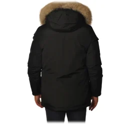 Woolrich - Artic Anorak Parka  with Fur-trimmed Hood - Black - Jacket - Luxury Exclusive Collection - Avvenice