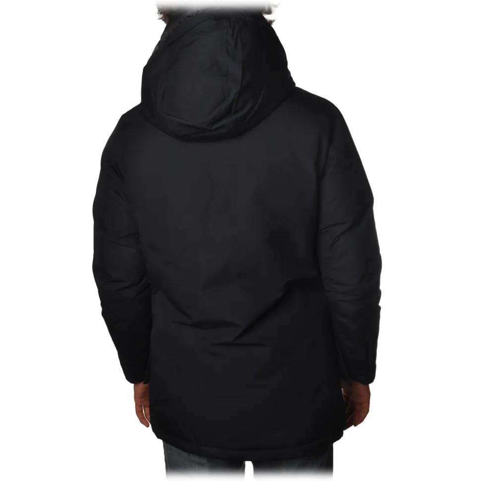 Woolrich - Artic Parka NF with Visible Contrast Buttons - Blue - Jacket - Luxury Exclusive Collection - Avvenice