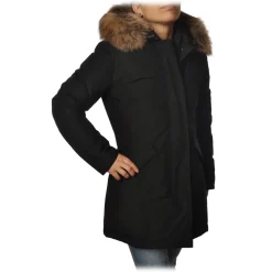 Woolrich - Artic Parka With Racoon Fur - Black - Jacket - Luxury Exclusive Collection - Avvenice