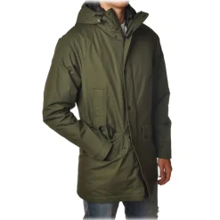 Woolrich - Cotton Parka Jacket with Hood - Green - Jacket - Luxury Exclusive Collection - Avvenice